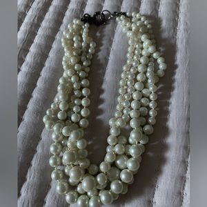 J Crew 5 strand pearl necklace